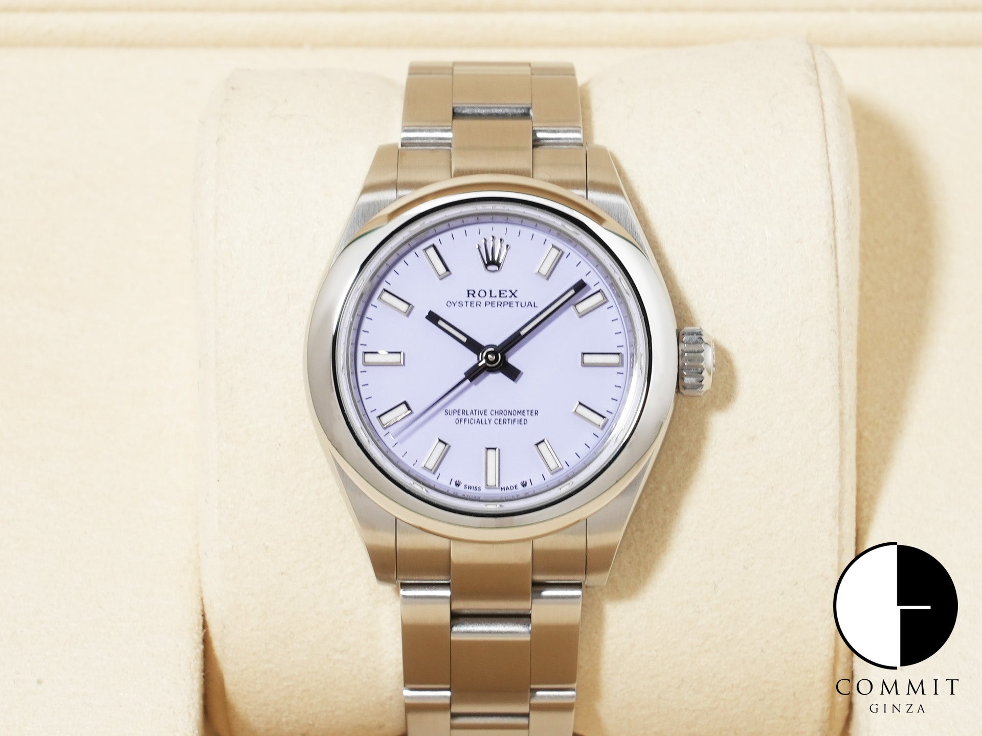 ロレックス オイスターパーペチュアル Ref.276200 SS ラベンダー文字盤【未使用】【腕時計】【送料無料】のサムネイル