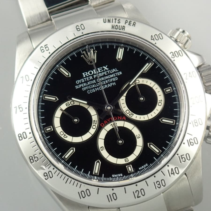 ロレックス デイトナ エルプリメロ Ref.16520 SS ブラック文字盤 【中古】【腕時計】【送料無料】