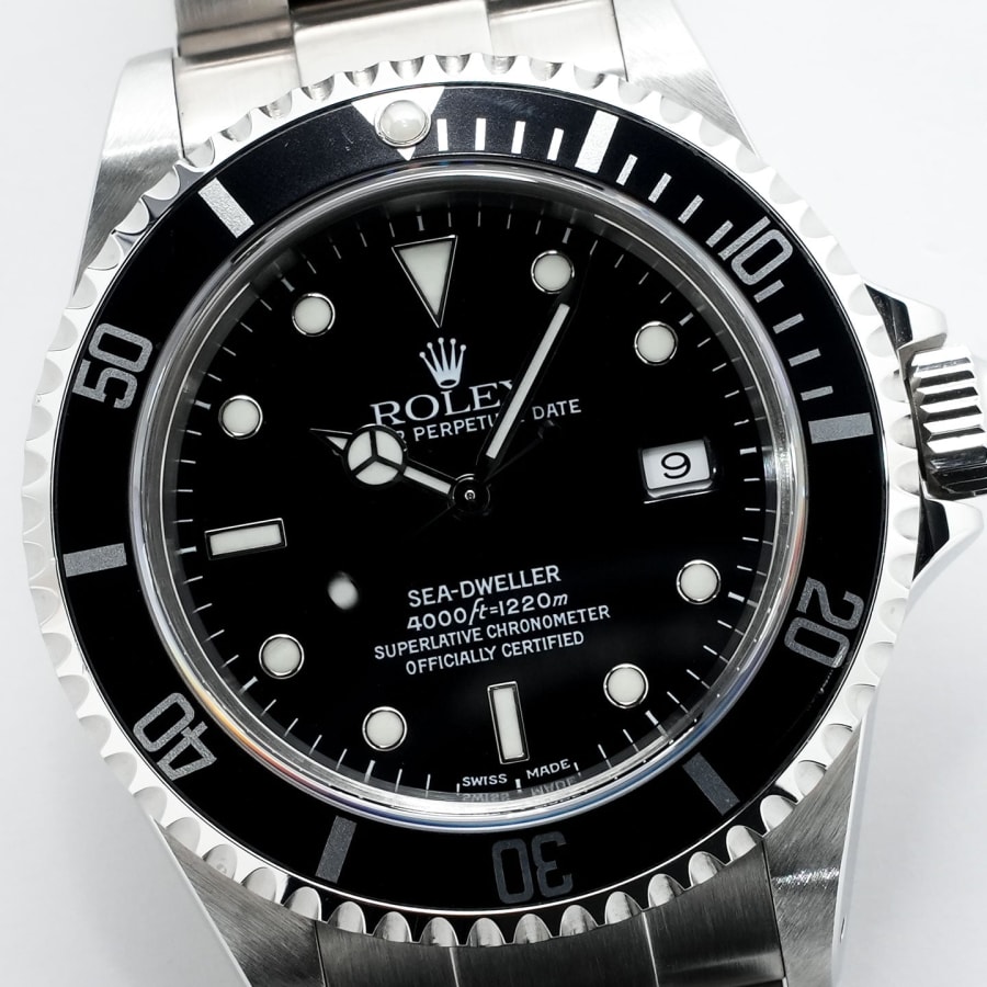 ロレックス シードゥエラー Ref.16600 SS ブラック文字盤 【中古】【腕時計】【送料無料】