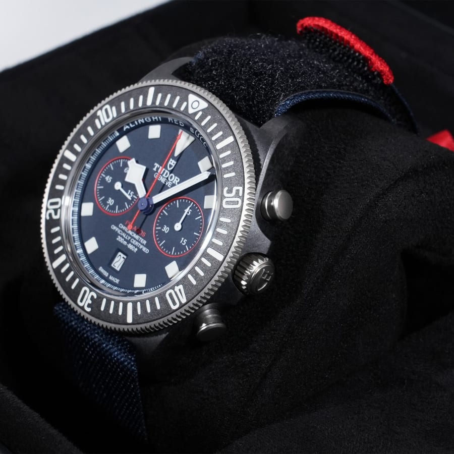 チューダー ペラゴス FXD クロノ Ref.25807KN CA ブルー文字盤 【未使用】【腕時計】【送料無料】