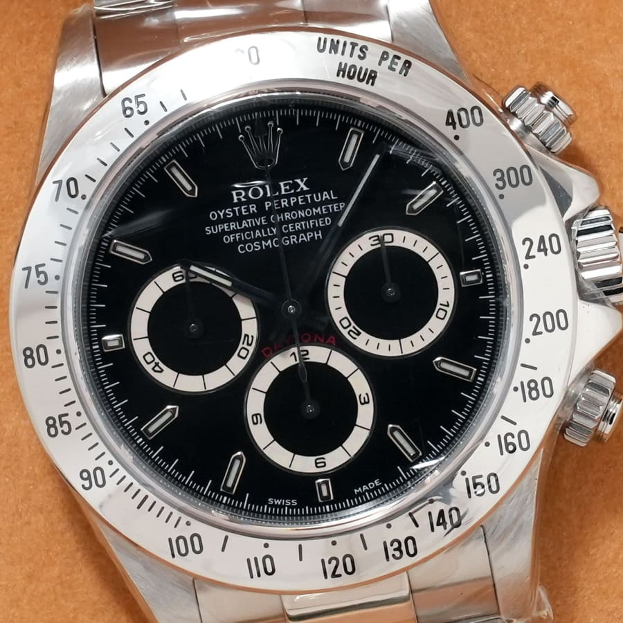 ロレックス デイトナ エルプリメロ Ref.16520 SS ブラック文字盤 【デッドストック】【腕時計】【送料無料】
