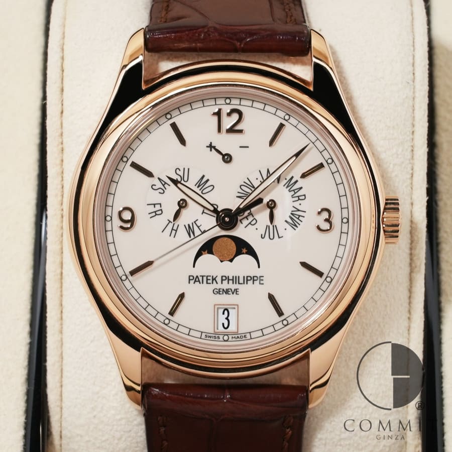 パテックフィリップ アニュアルカレンダー ムーンフェイズ Ref.5146R-001 18KRG ア ...