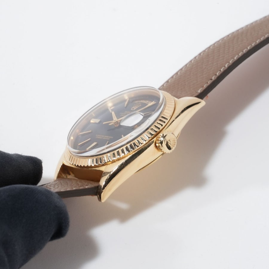 ロレックス デイデイト Ref.1803/8 18KYG ミラー文字盤 ヴィンテージ 【中古】【腕時計】【送料無料】