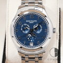 コミット銀座 楽天市場店で買える「パテックフィリップ アニュアルカレンダー ムーンフェイズ Ref.4947/1A-001 SS ブルー文字盤 【美中古】【腕時計】【送料無料】」の画像です。価格は5,247,000円になります。