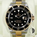 コミット銀座 楽天市場店で買える「ロレックス サブマリーナー デイト Ref.16613LN SS/YG ブラック文字盤 【中古】【腕時計】【送料無料】」の画像です。価格は2,006,000円になります。