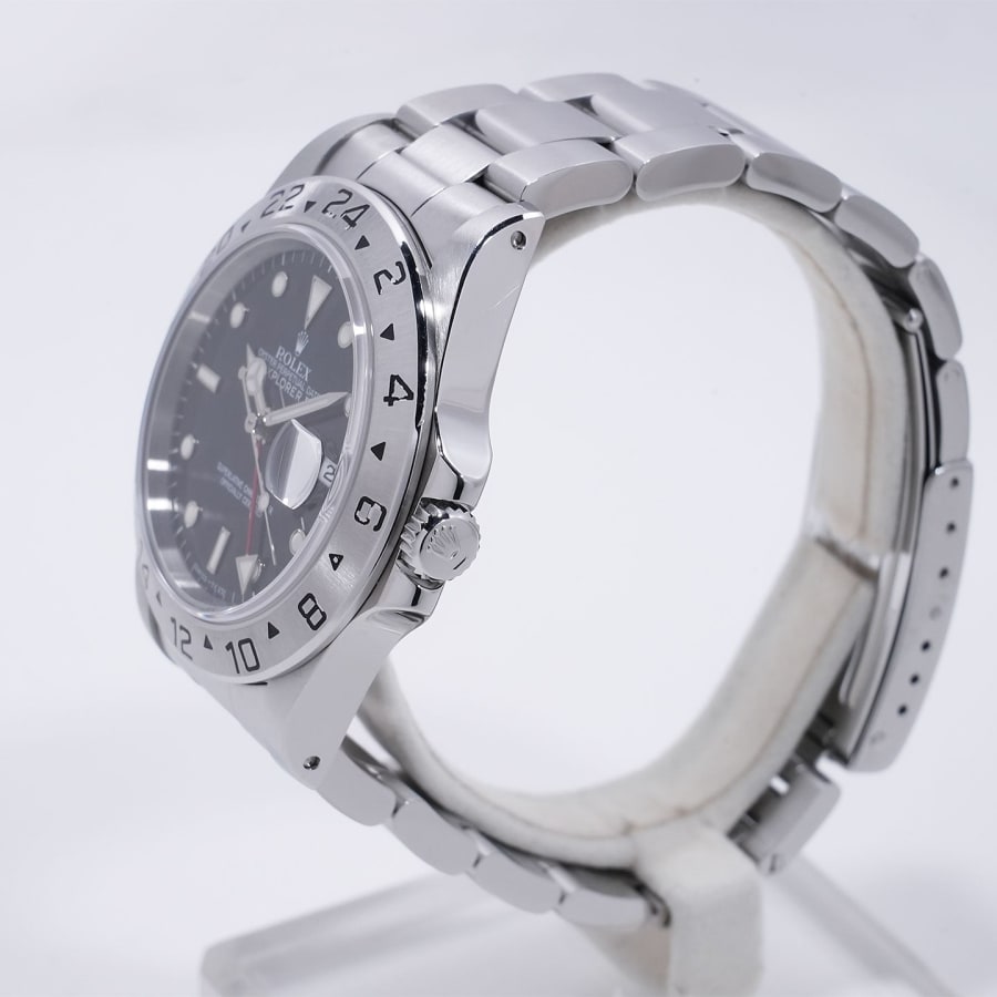 ロレックス エクスプローラーII Ref.16570 ステンレススチール ブラック文字盤 セミヴィンテージ 【中古】【腕時計】【送料無料】