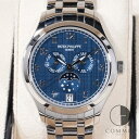 コミット銀座 楽天市場店で買える「パテックフィリップ アニュアルカレンダー ムーンフェイズ Ref.4947/1A-001 ステンレススチール ブルー文字盤 【中古】【腕時計】【送料無料】」の画像です。価格は4,874,000円になります。