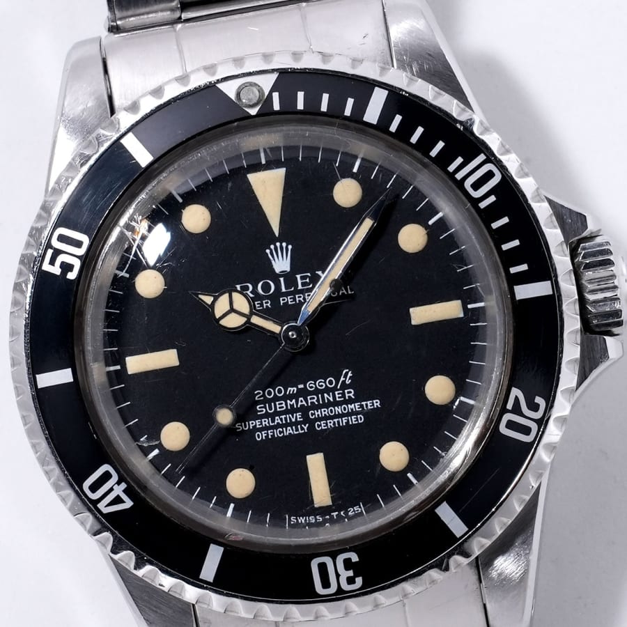 ロレックス サブマリーナー Ref.5512 ステンレススチール ブラック文字盤 ヴィンテージ 【中古】【腕時計】【送料無料】