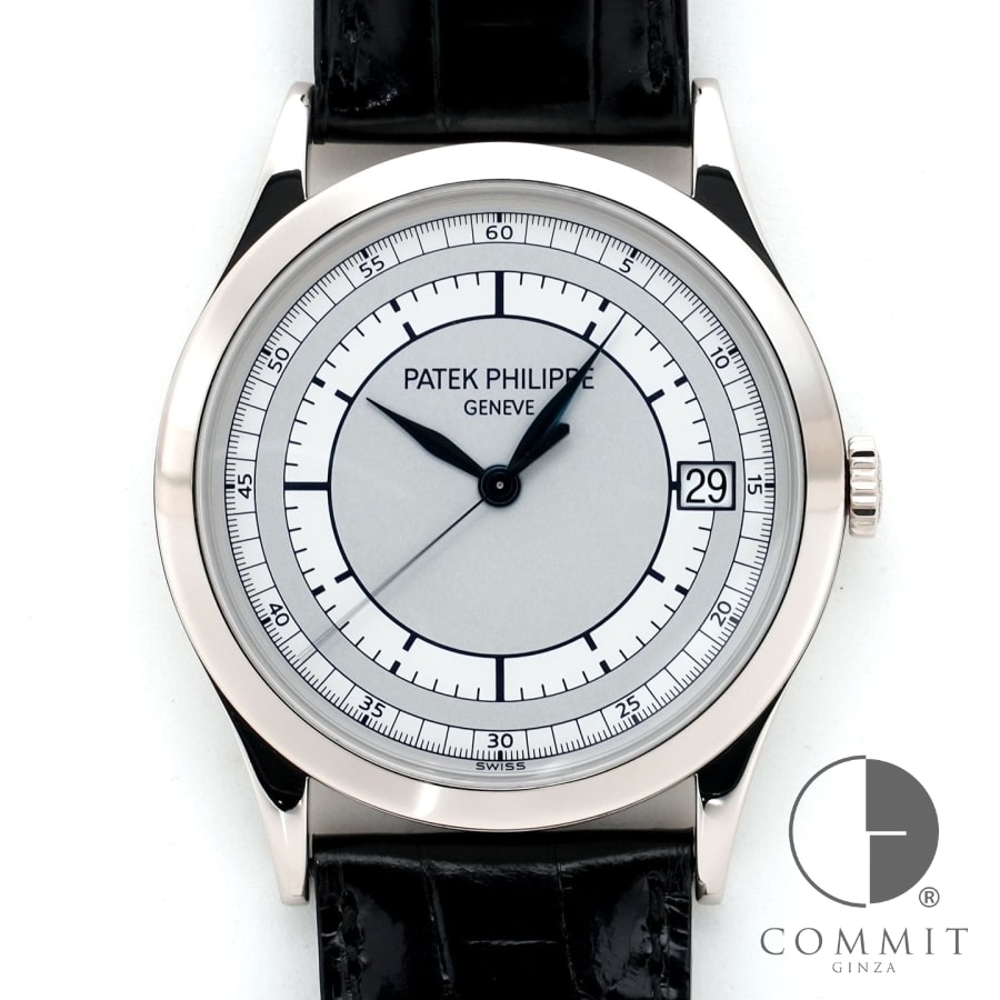 パテックフィリップ カラトラバ Ref.5296G-001 ホワイトゴールド シルバー文字盤 【中古 ...