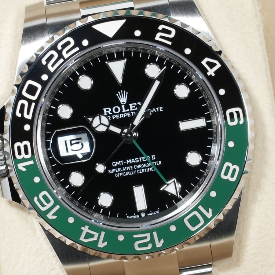 ロレックス GMTマスターII Ref.126720VTNR ステンレススチール ブラック文字盤 オイスターブレスレット 【未使用】【腕時計】【送料無料】