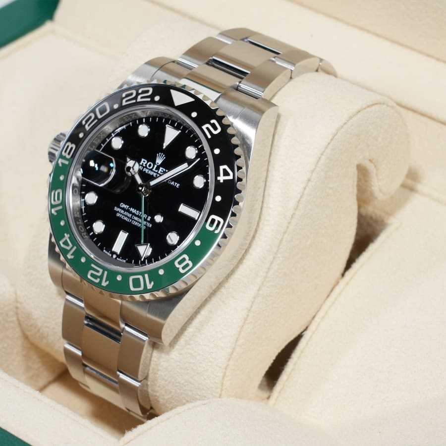 ロレックス GMTマスターII Ref.126720VTNR ステンレススチール ブラック文字盤 オイスターブレスレット 【未使用】【腕時計】【送料無料】