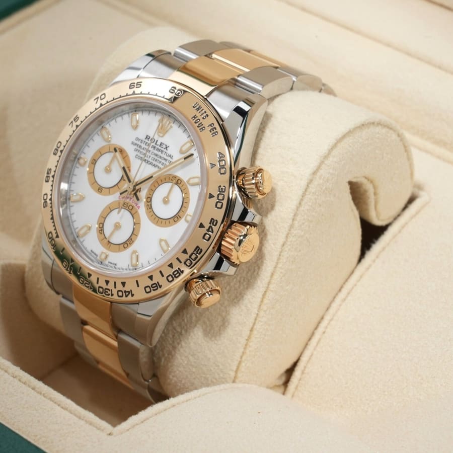 ロレックス デイトナ Ref.116503 ステンレススチール/イエローゴールド ホワイト文字盤 【美品】【腕時計】【送料無料】