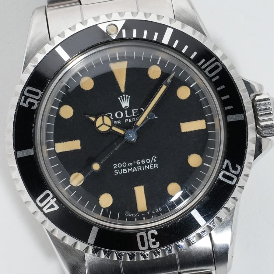 ロレックス サブマリーナー Ref.5513 ステンレススチール ブラック文字盤 ヴィンテージ 【中古】【腕時計】【送料無料】