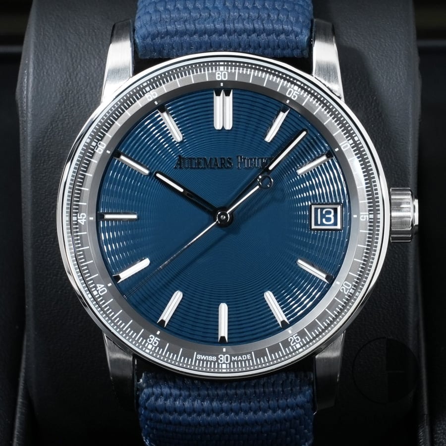 オーデマピゲ CODE 11.59 バイ オーデマ ピゲ Ref.15210ST.OO.A348KB.01 ステンレススチール ナイトブルー文字盤 【美品】【腕時計】【..
