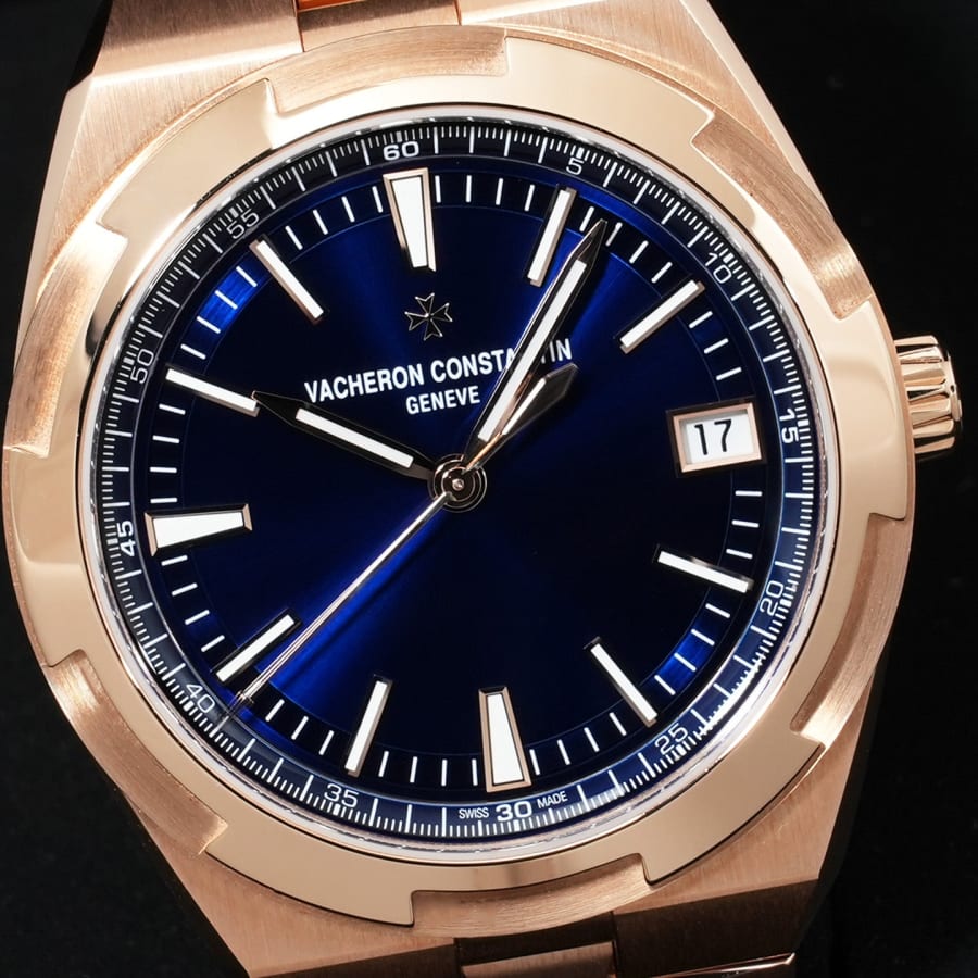 ヴァシュロンコンスタンタン オーヴァーシーズ オートマティック Ref.4520V/210R-B705 ピンクゴールド ブルー文字盤 【未使用】【腕時計】【送料無料】