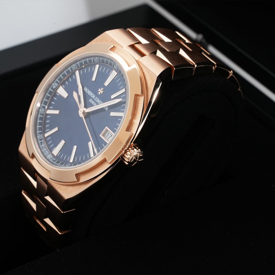 ヴァシュロンコンスタンタン オーヴァーシーズ オートマティック Ref.4520V/210R-B705 ピンクゴールド ブルー文字盤 【未使用】【腕時計】【送料無料】