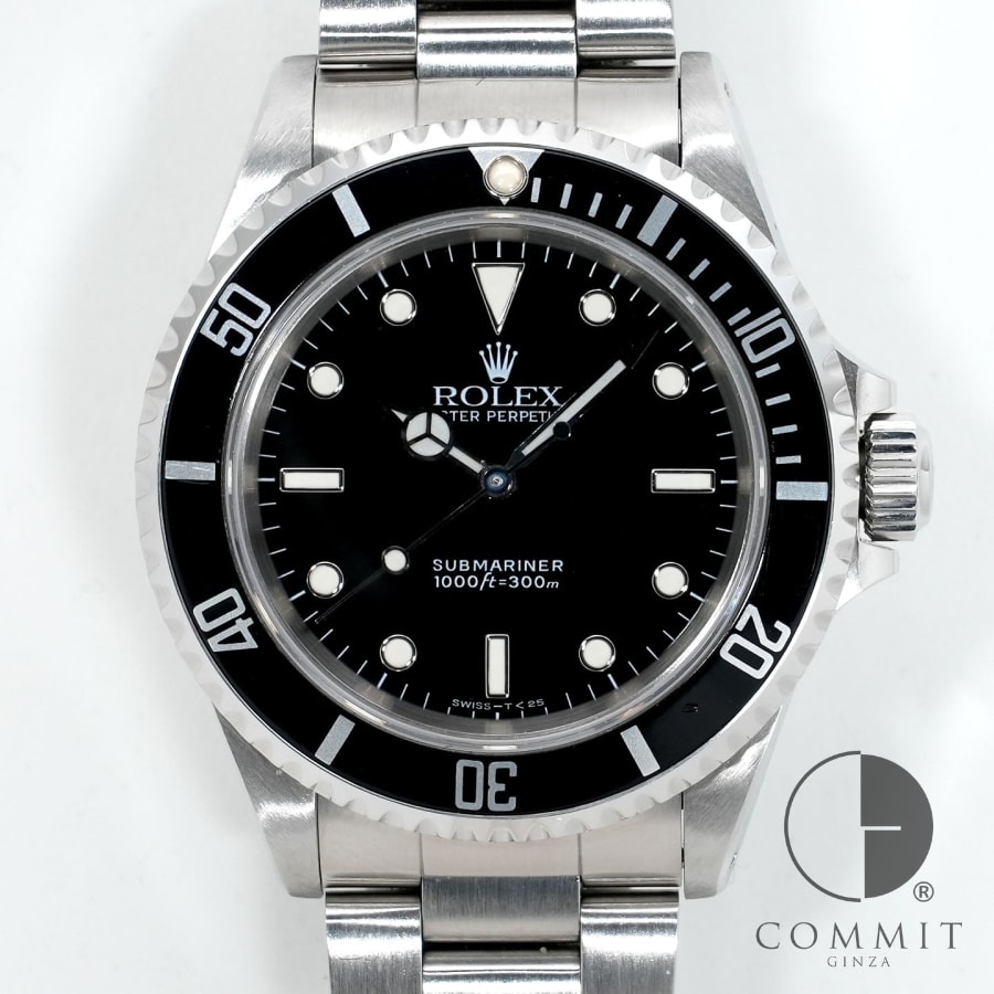 ロレックス サブマリーナー ノンデイト Ref.14060 ステンレススチール ブラック文...