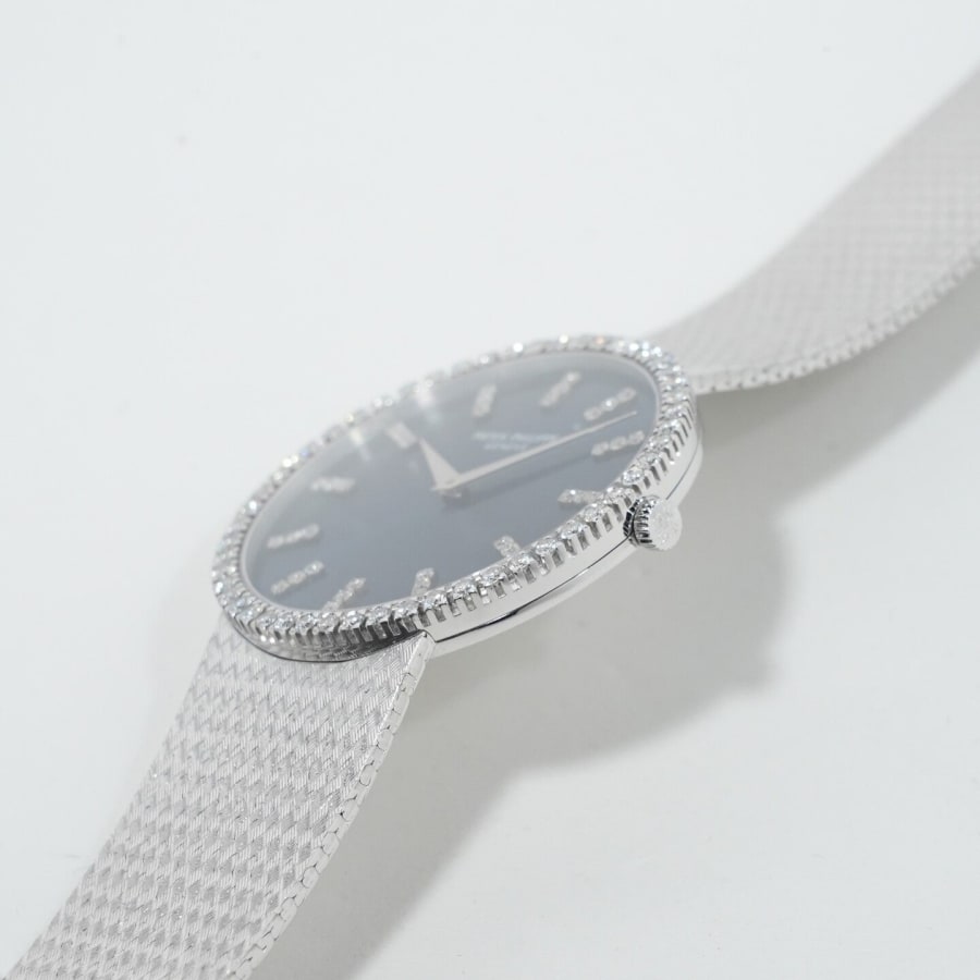 パテックフィリップ カラトラバ Ref.3759/1 ホワイトゴールド ブルー文字盤 【美中古】【腕時計】【送料無料】