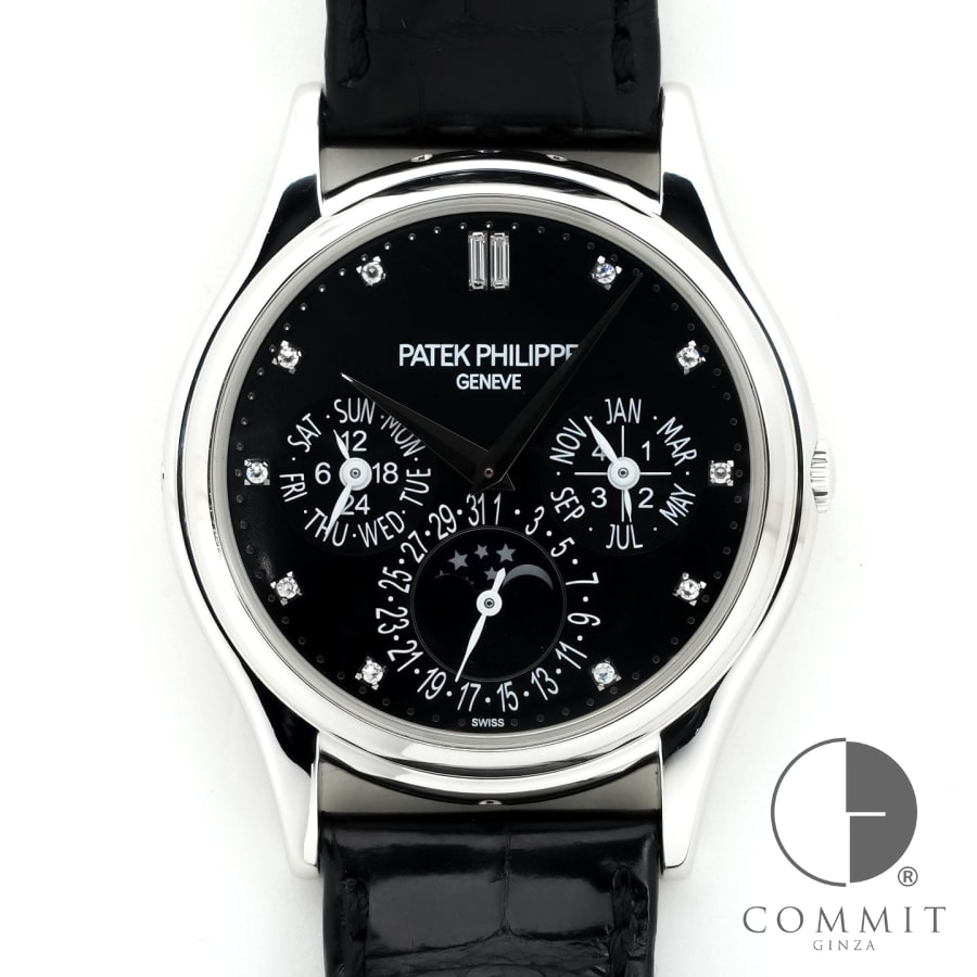 パテックフィリップ パーペチュアルカレンダー Ref.5140P-013 プラチナ ブラック11Pダ ...
