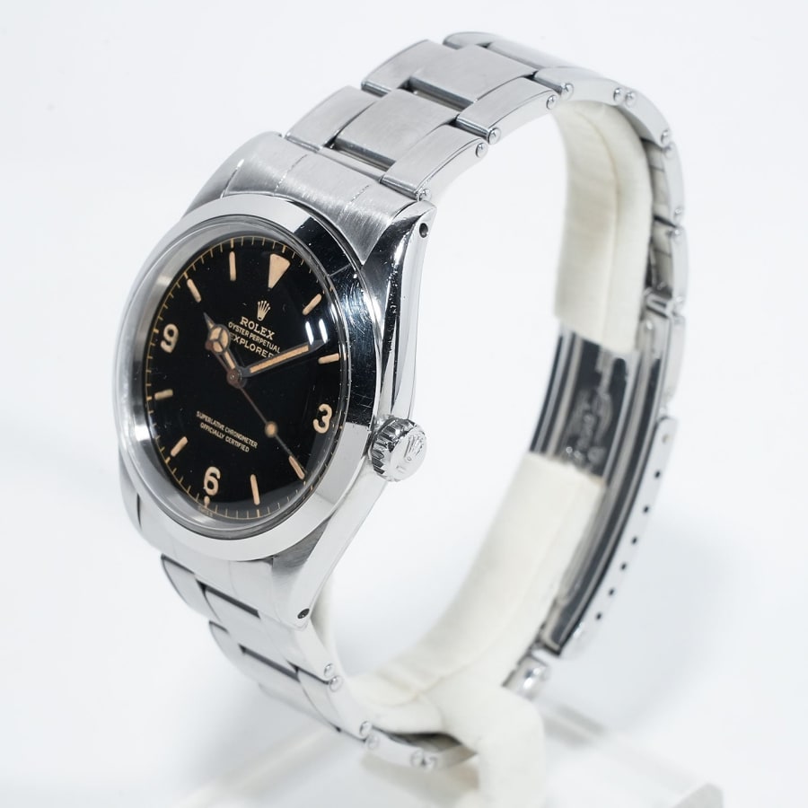 ロレックス エクスプローラーI Ref.1016 ステンレススチール ブラック文字盤 ヴィンテージ 【中古】【腕時計】【送料無料】