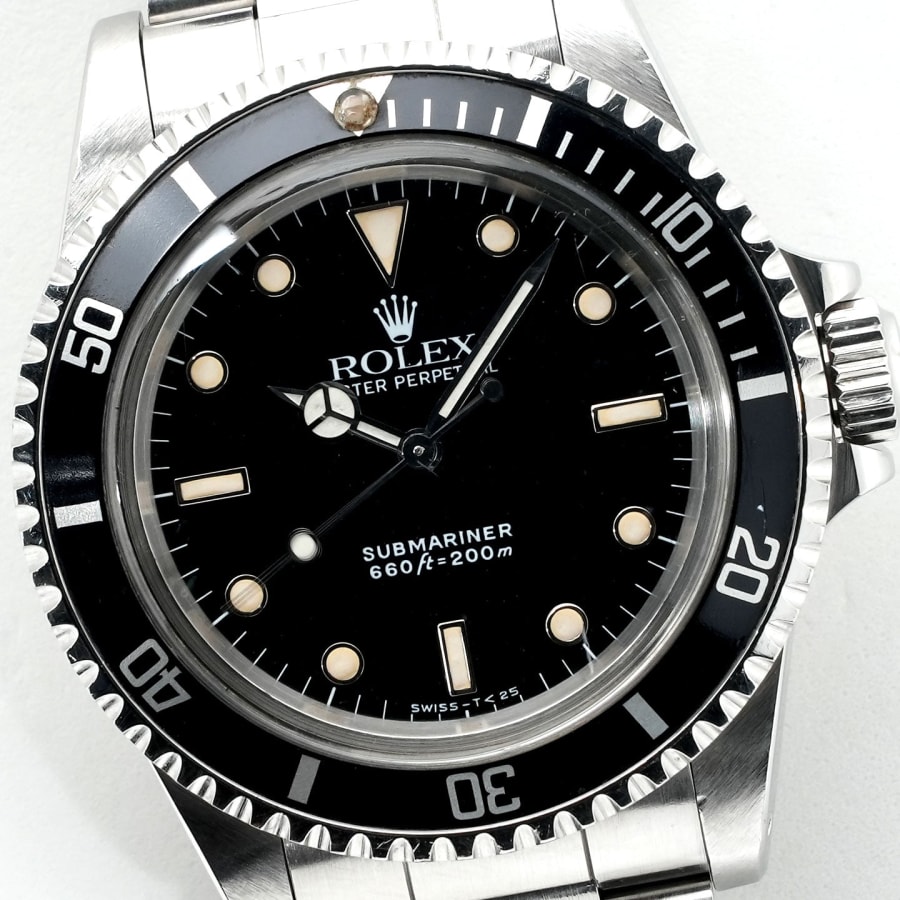 ロレックス サブマリーナー Ref.5513 ステンレススチール ブラック文字盤 セミヴィンテージ 【中古】【腕時計】【送料無料】