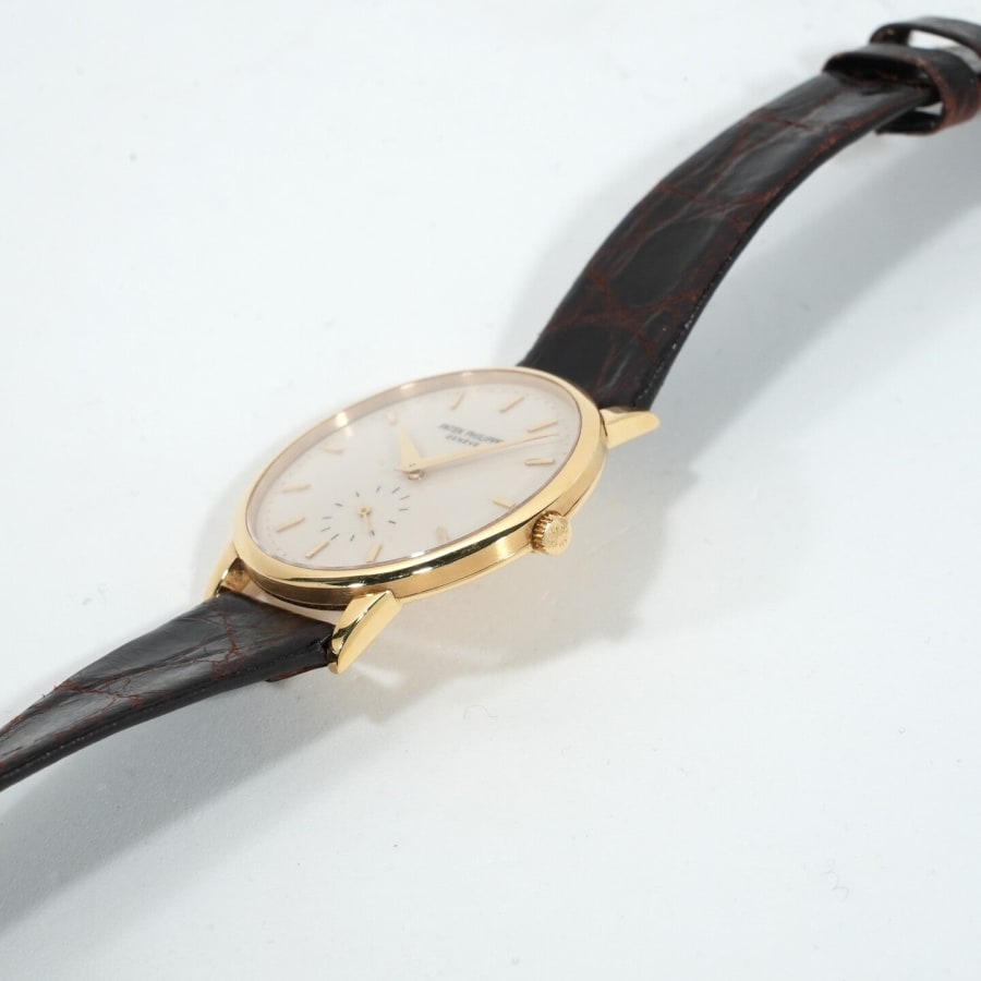 パテックフィリップ カラトラバ Ref.3893J イエローゴールド アイボリー文字盤 【中古】【腕時計】【送料無料】