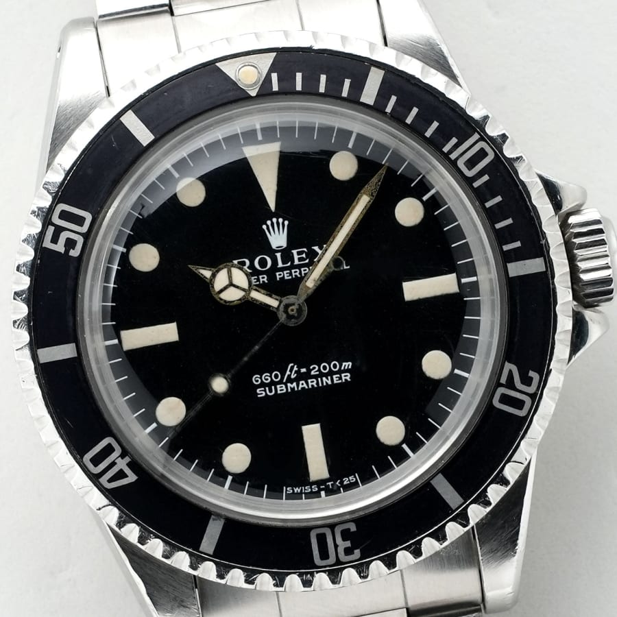 ロレックス サブマリーナー Ref.5513 ステンレススチール ブラック文字盤 ヴィンテージ 【中古】【腕時計】【送料無料】