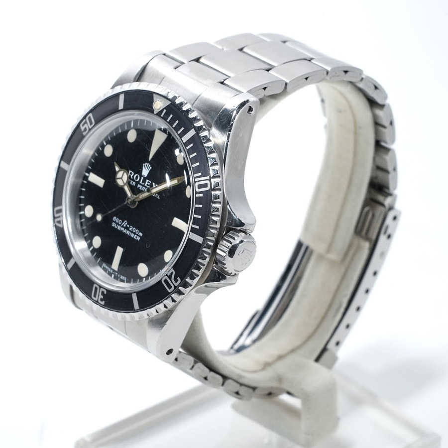 ロレックス サブマリーナー Ref.5513 ステンレススチール ブラック文字盤 ヴィンテージ 【中古】【腕時計】【送料無料】