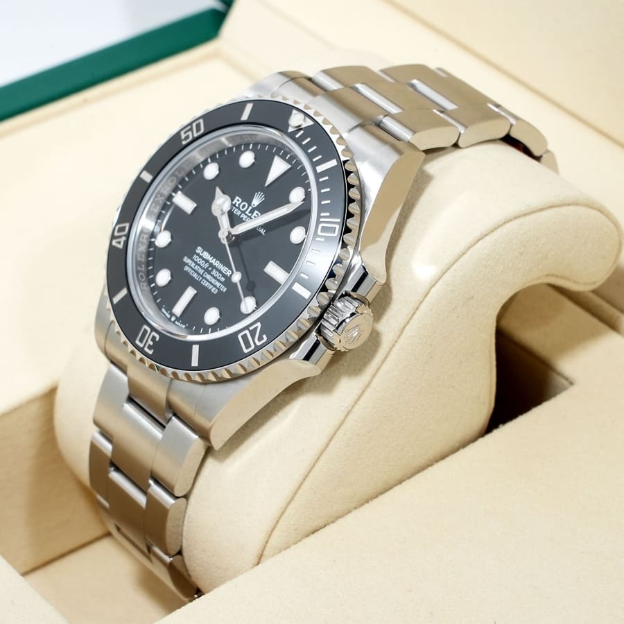 ロレックス サブマリーナー ノンデイト Ref.124060 ステンレススチール ブラック文字盤 【未使用】【腕時計】【送料無料】