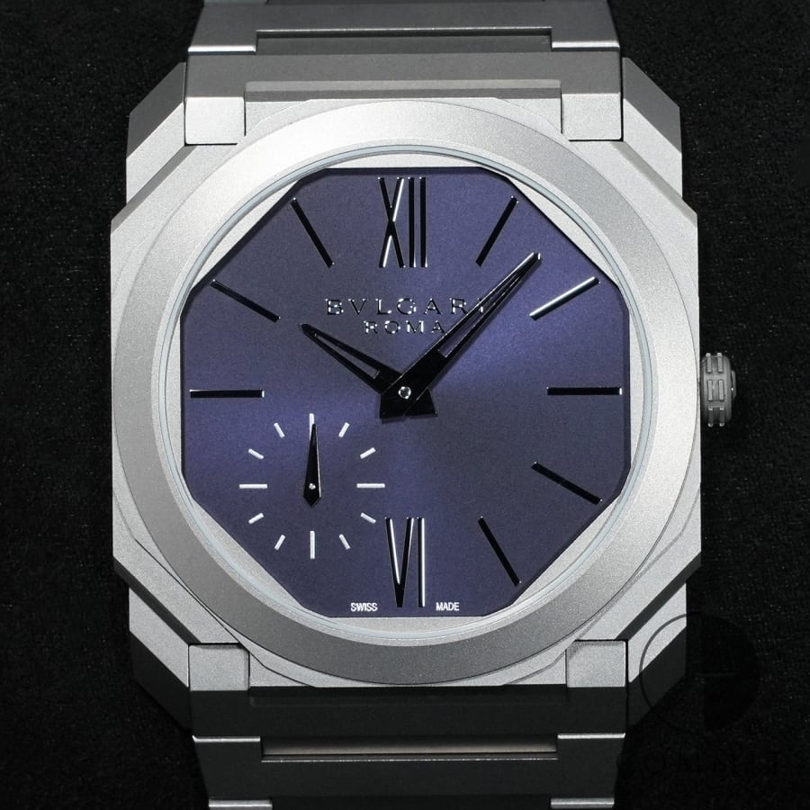 ブルガリ オクト フィニッシモ Ref.103766 チタン ブルー文...(2.0)