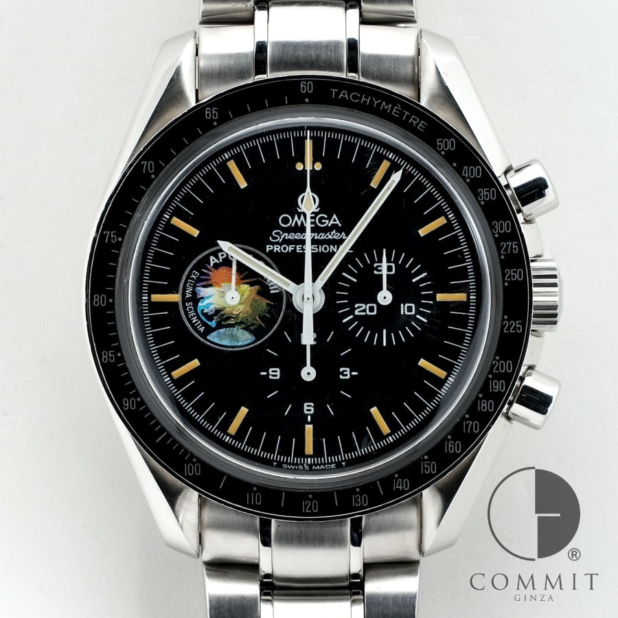 オメガ スピードマスター プロフェッショナル アポロ13号 25周年記念 Ref.3595.52 ステンレススチール ブラック文字盤 【中古】【腕時計】【送料無料】