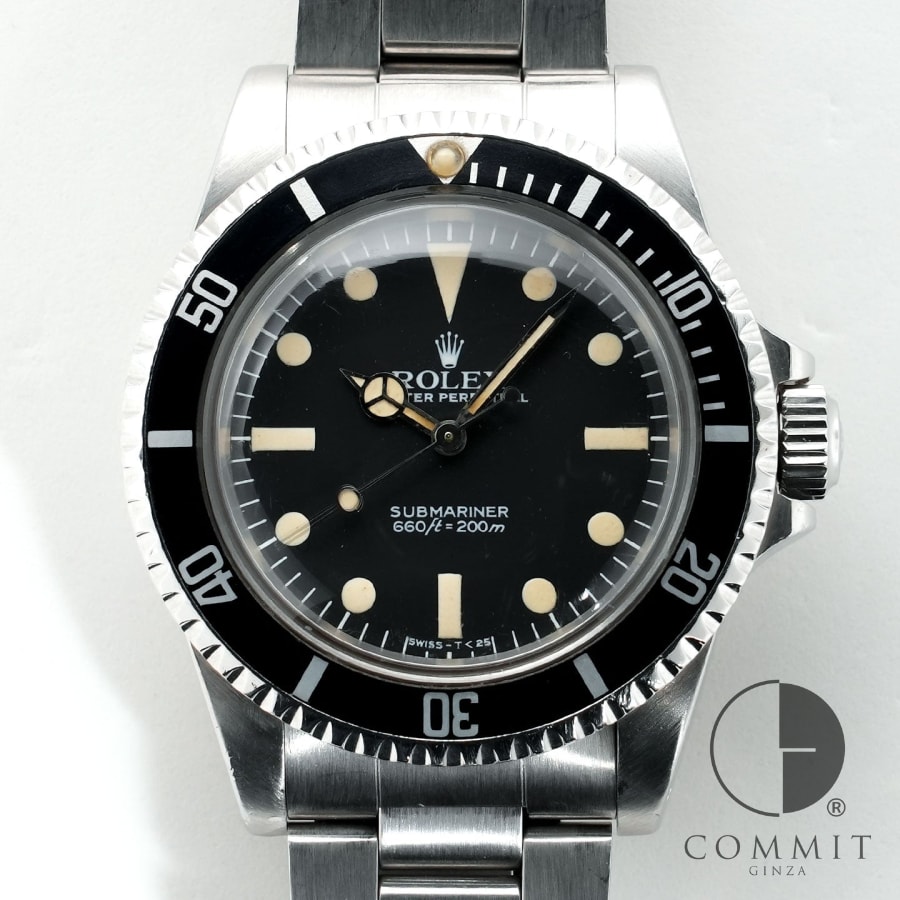 ロレックス サブマリーナー Ref.5513 ステンレススチール ブラック文字盤 ヴィンテージ 【中古】【腕時計】【送料無料】