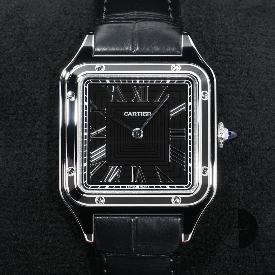 鑑定士からの一言使用感のほとんど感じられない美品です。 付属品もしっかりと揃っており、販売価格も魅力的なオススメ品です。 基本情報ブランドカルティエモデルサントス デュモン LM型番WSSA0046文字盤ブラック素材SS状態美品製造年度-保...