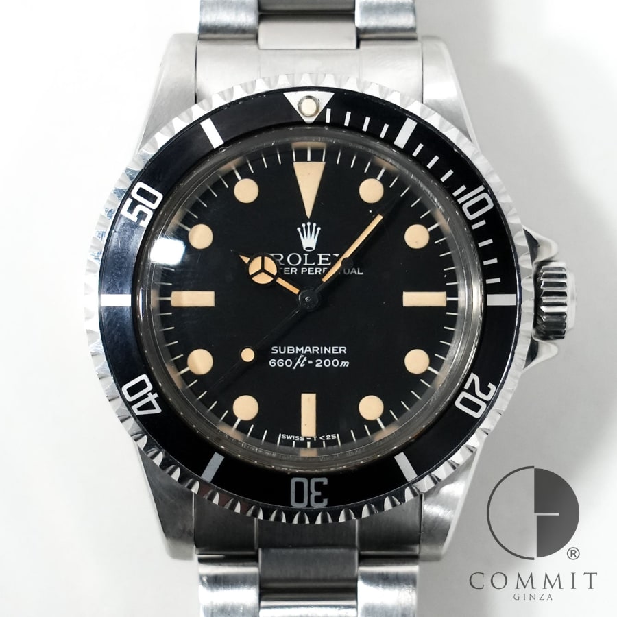 ロレックス サブマリーナー Ref.5513 ステンレススチール ブラック文字盤 ヴィンテージ 【中古】【腕時計】【送料無料】