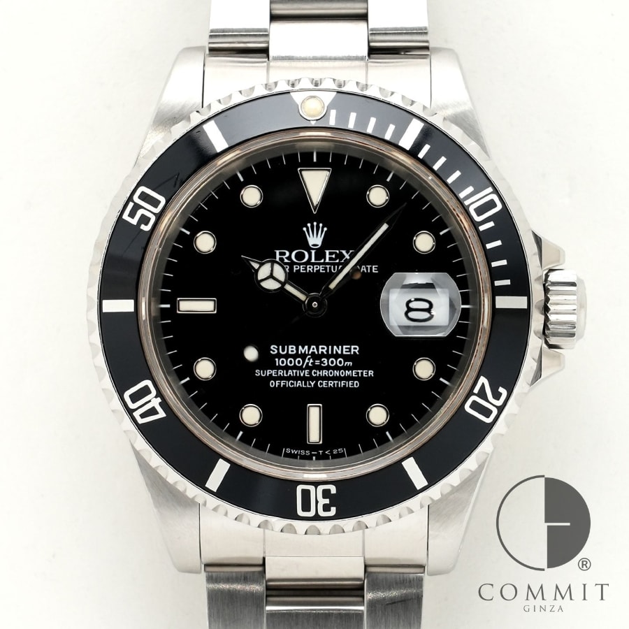 ロレックス サブマリーナー デイト Ref.16610 ステンレススチール ブラック文字盤 セミヴィ ...