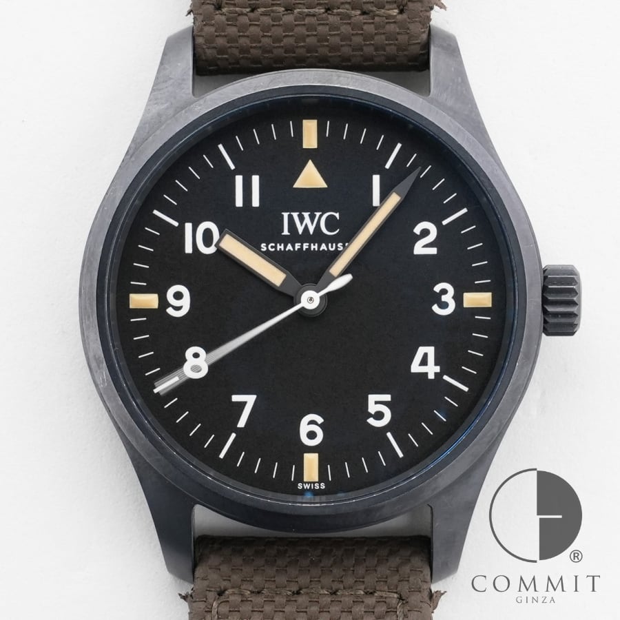 IWC パイロットウォッチ マーク XVIII ホディンキー Ref.IW324801 セラタニウム ブラック文字盤 【中古】【腕時計】【送料無料】