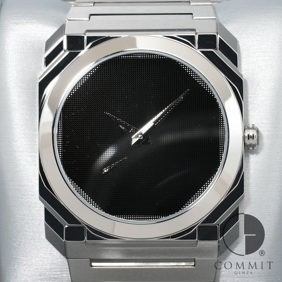 ブルガリ オクト フィニッシモ 妹島和世 Ref.103710 ステンレススチール グレー文字盤 【中古】【腕時計】【送料無料】