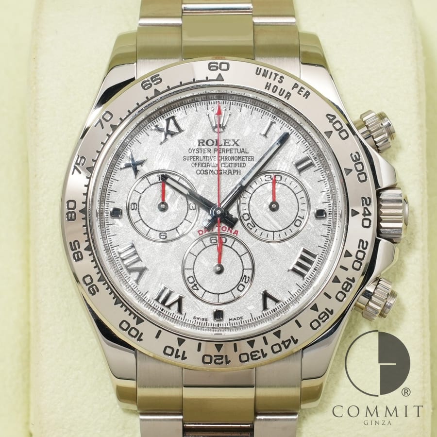 ロレックス デイトナ Ref.116509 ホワイトゴールド メテオライト文字盤 【中古】【腕時計】 ...