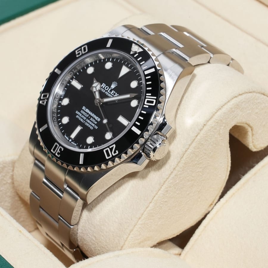 ロレックス サブマリーナー ノンデイト Ref.124060 ステンレススチール ブラック文字盤 【中古】【腕時計】【送料無料】