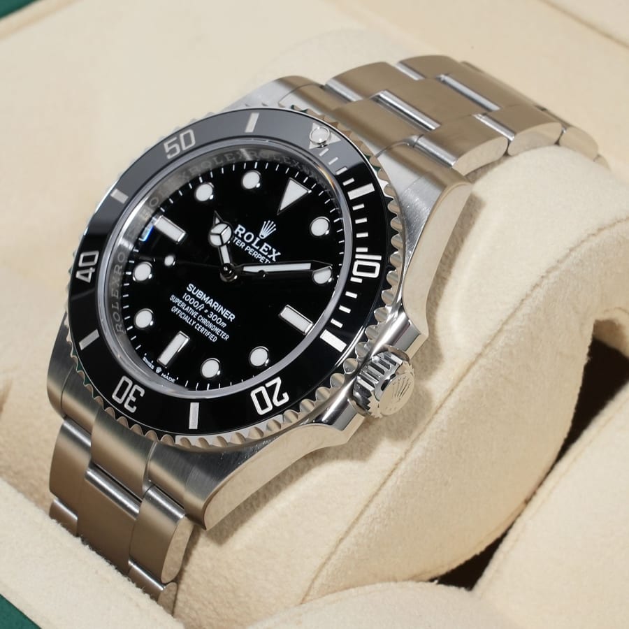 ロレックス サブマリーナー ノンデイト Ref.124060 ステンレススチール ブラック文字盤 【美中古】【腕時計】【送料無料】
