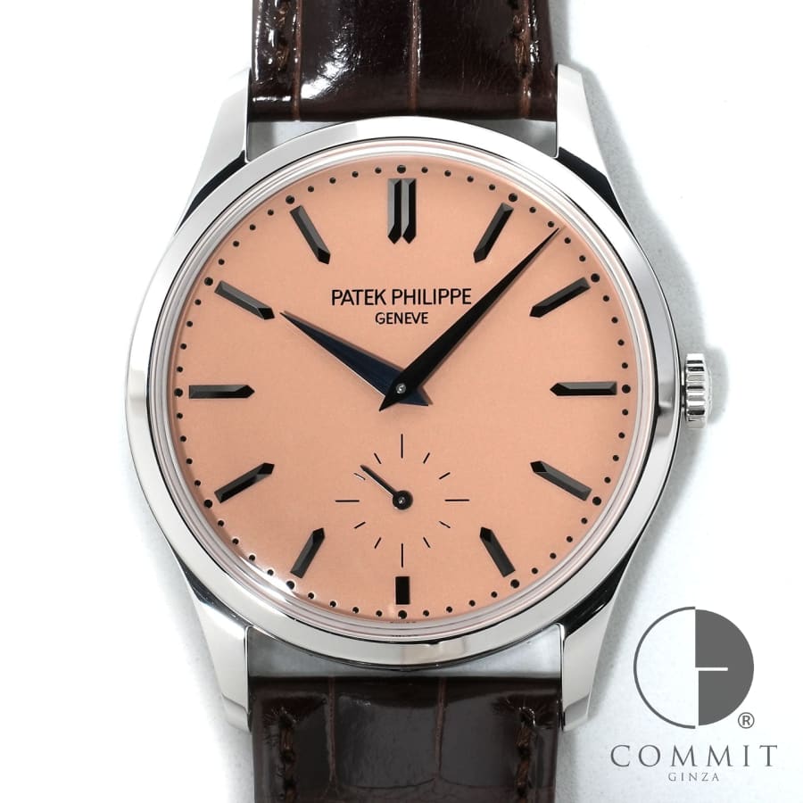 パテックフィリップ カラトラバ Ref.6196P-001 プラチナ ローズゴールドめっきオパーリン ...
