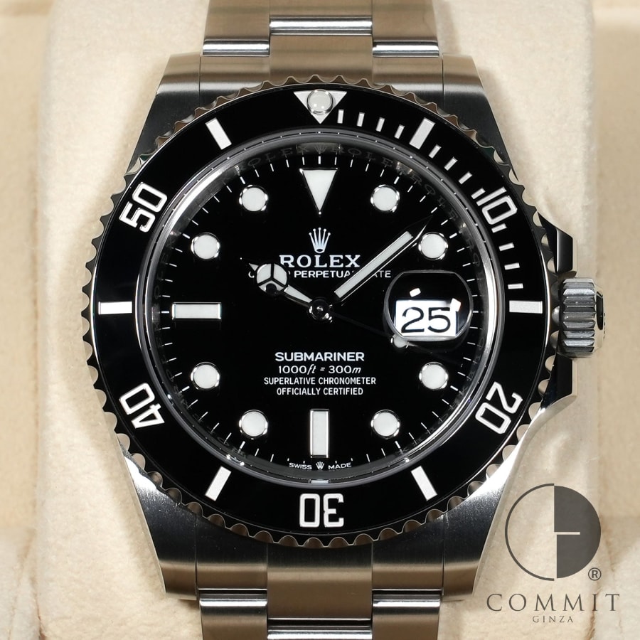 ロレックス サブマリーナー デイト Ref.126610LN ステンレススチール ブラック文字...