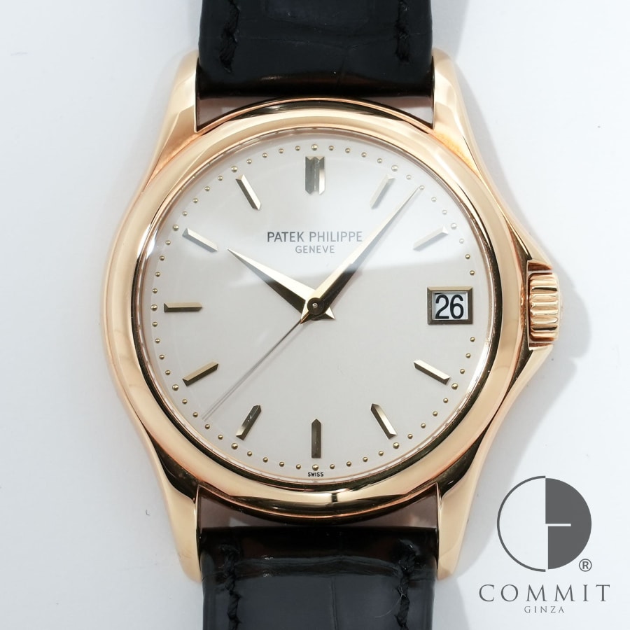 パテックフィリップ カラトラバ Ref.5127J-001 イエローゴールド シルバー文字盤 【中古】【腕時計】【送料無料】