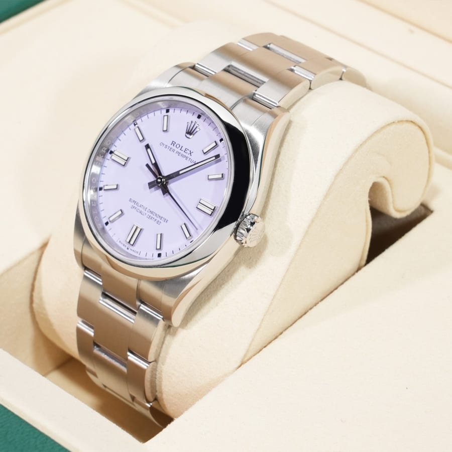 ロレックス オイスターパーペチュアル36 Ref.126000 ステンレススチール ラベンダー文字盤 【未使用】【腕時計】【送料無料】