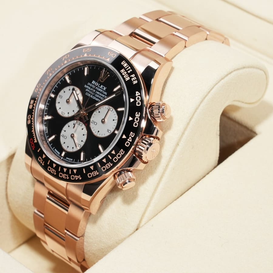 ロレックス デイトナ Ref.126525LN エバーローズゴールド ブライトブラック文字盤 【未使用】【腕時計】【送料無料】