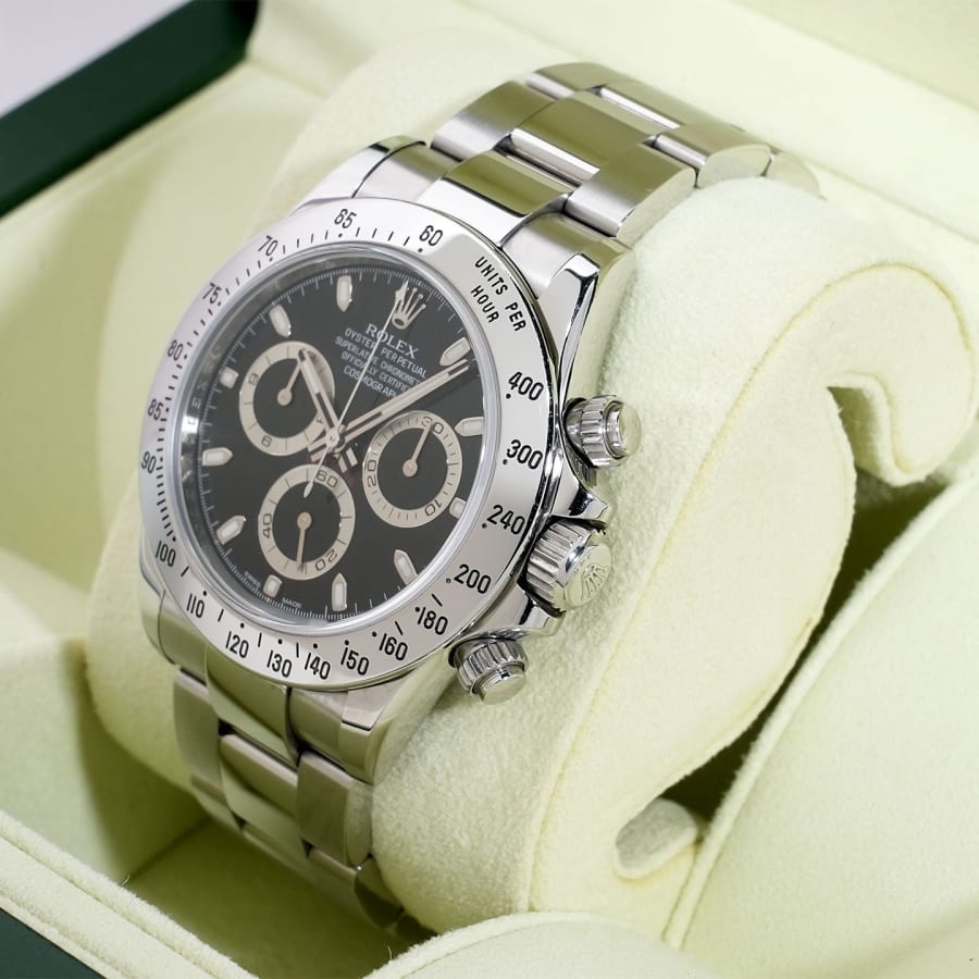 ロレックス デイトナ Ref.116520 ステンレススチール ブラック文字盤 【中古】【腕時計】【送料無料】