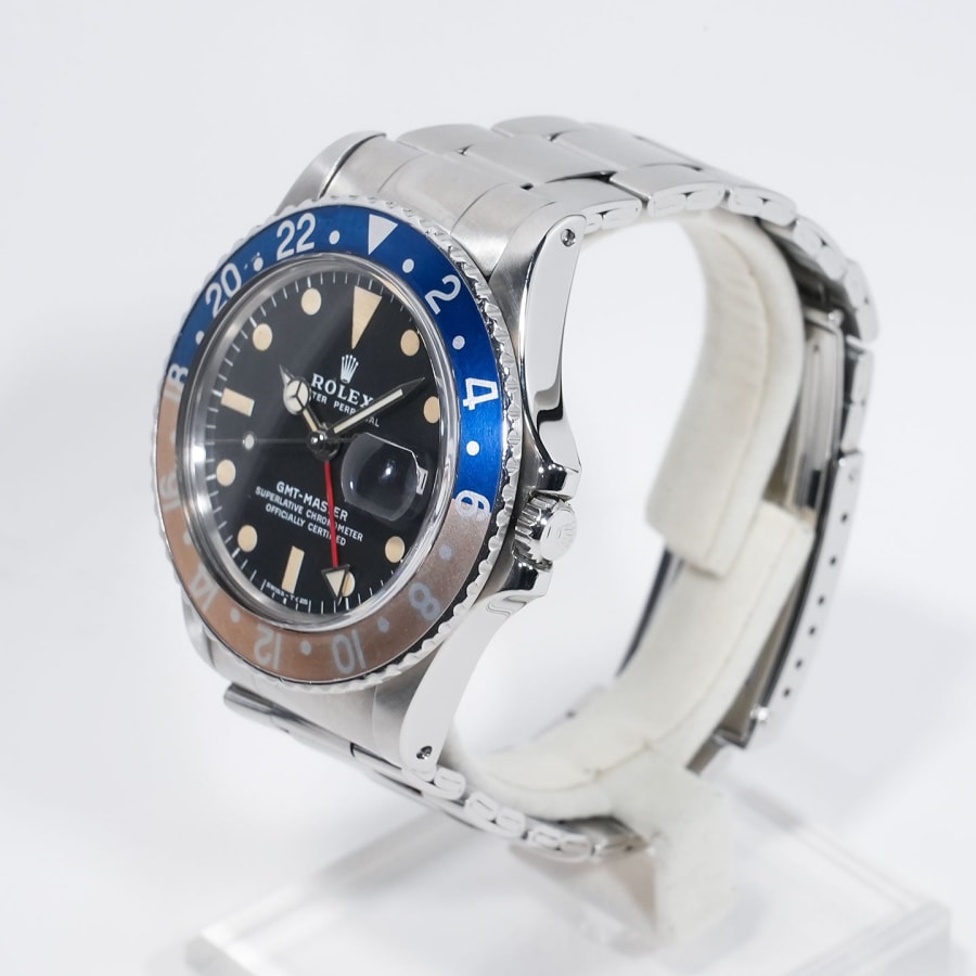 ロレックス GMTマスター Ref.1675 ステンレススチール ブラック文字盤 オイスターブレスレット ヴィンテージ 中古 腕 commit-ginza-10003947 コミット銀座 楽天市場店 サンプル画像3