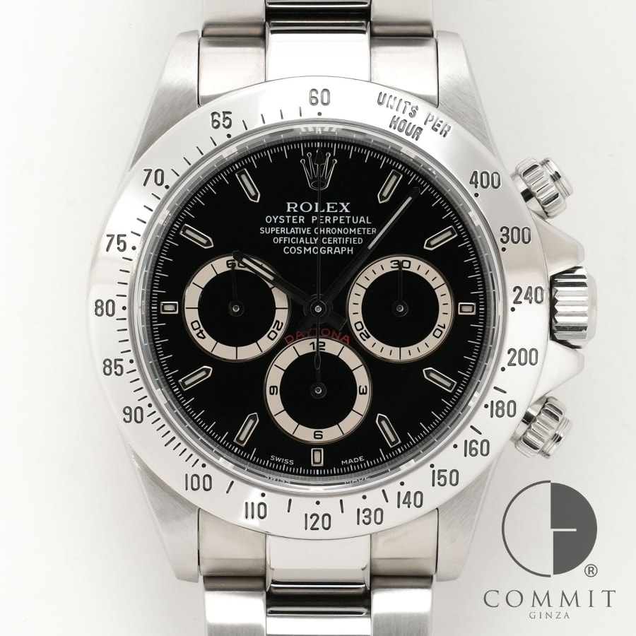 ロレックス デイトナ エルプリメロ Ref.16520 ステンレススチール ブラック文字盤 【中古】【腕時計】【送料無料】