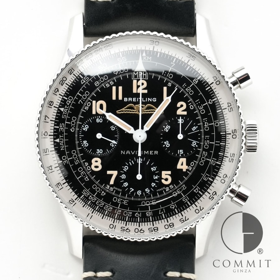 ブライトリング ナビタイマー REF.806 1959 リ・エディション リミテッド Ref.AB0910371B1X1 ステンレススチール ブラック文字盤 【中古】【腕時計】【送料無料】