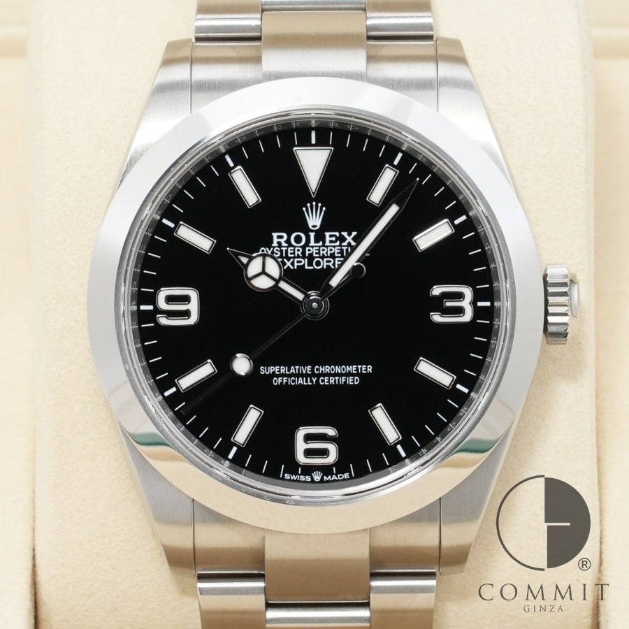 樂天商城 - ロレックス エクスプローラー40 Ref.224270 ステンレススチール ブラック文字盤 オイスターブレスレット 【中古】【腕時計】【送料無料】